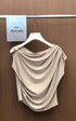 Wide Cowl Neck Design Top